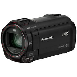 Panasonic HC-VX980EBK 4K Ultra HD Camcorder, 8.29MP, 20x Optical Zoom, Level Shot, Wi-Fi & 3 Touch Screen, Black